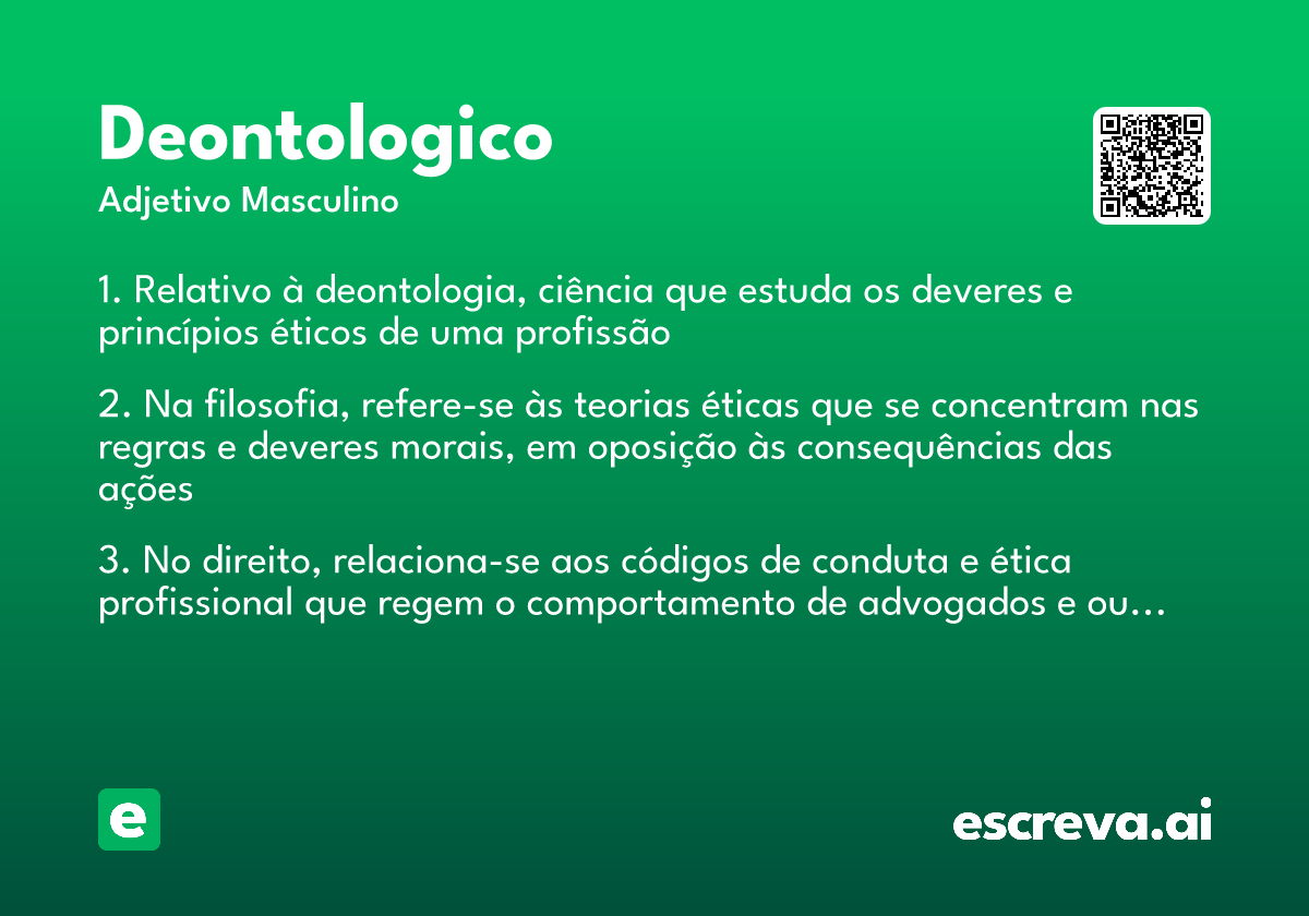 deontologico