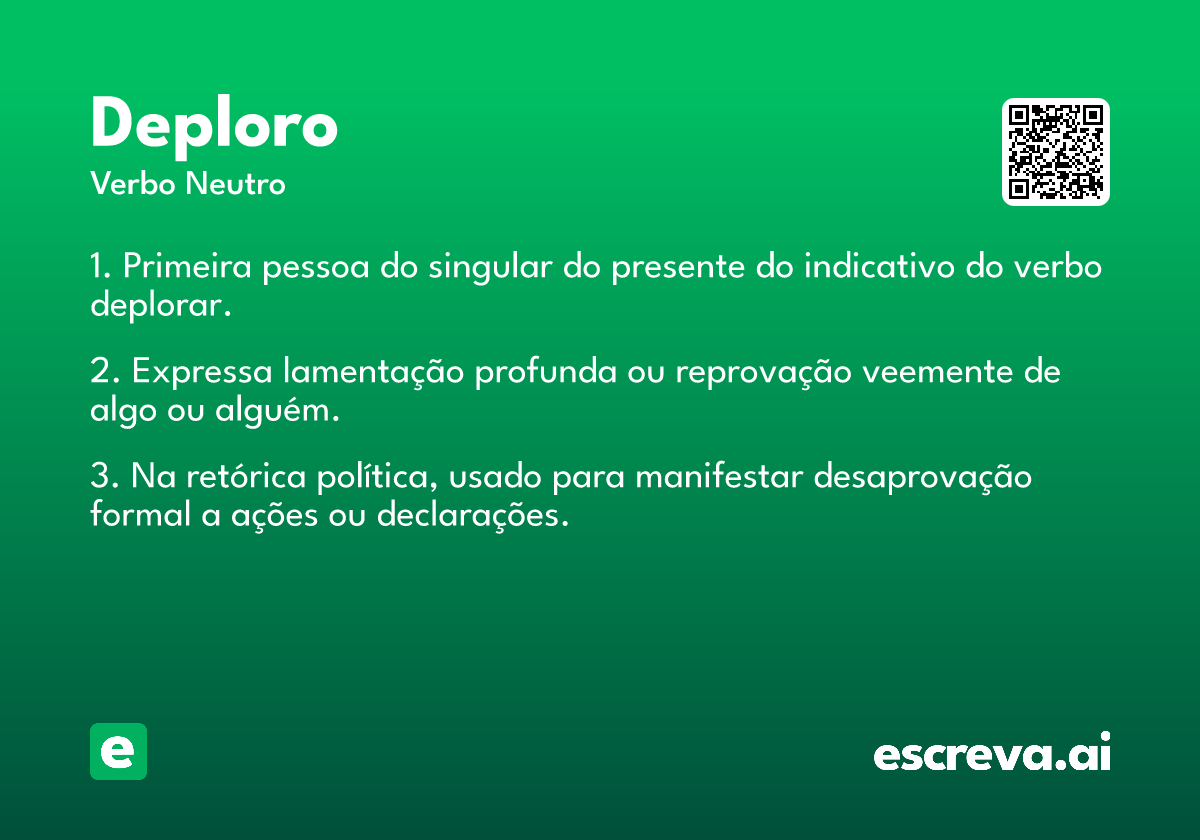 deploro