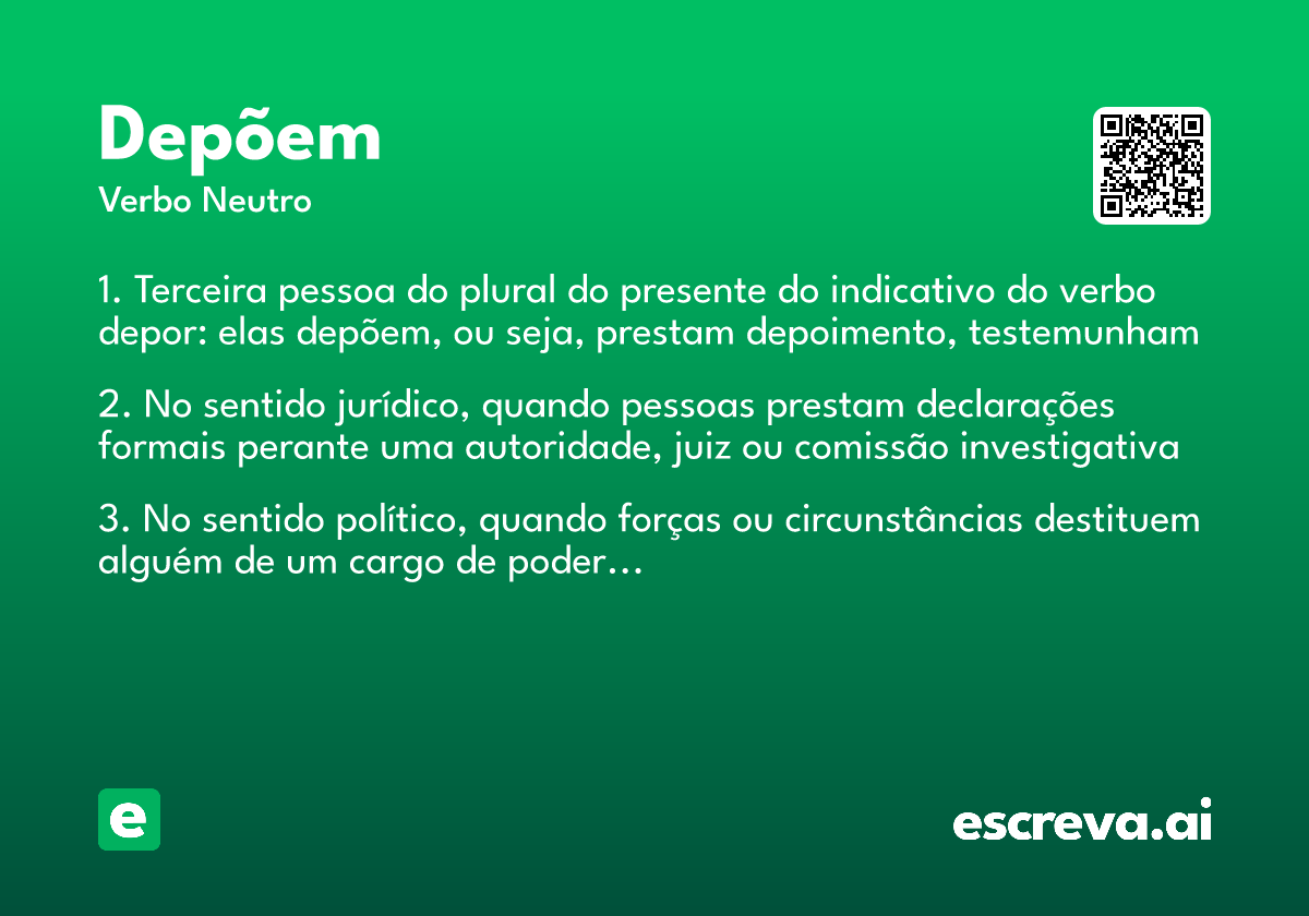 depõem