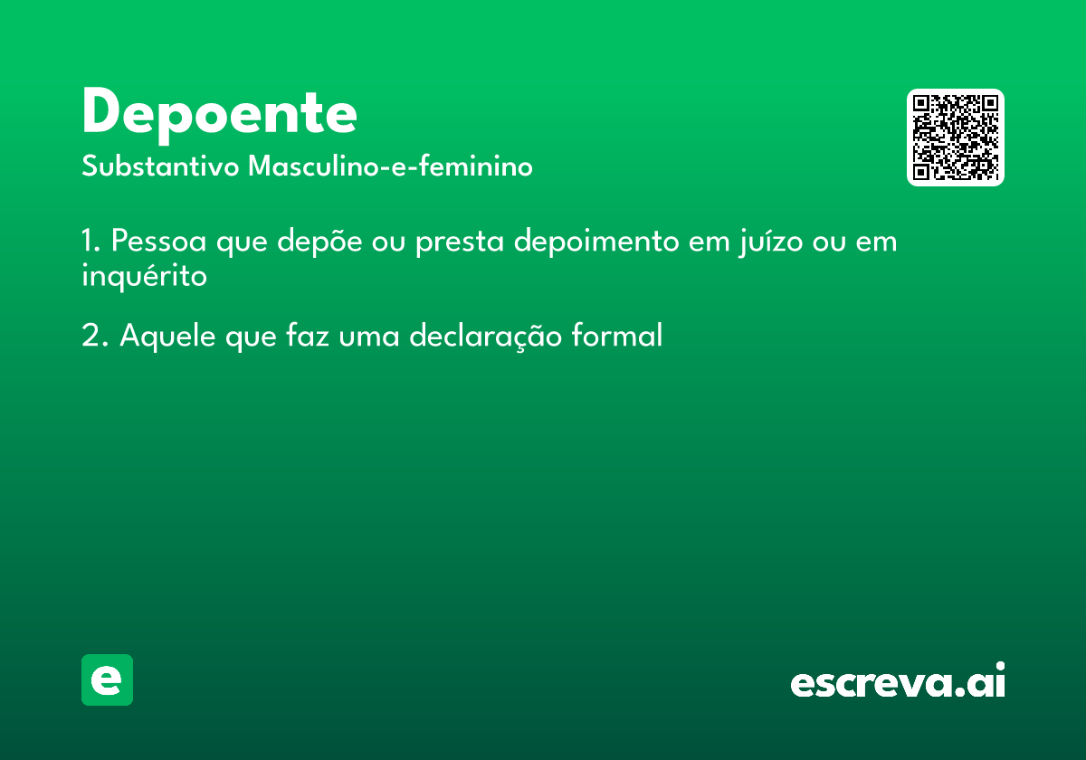 depoente