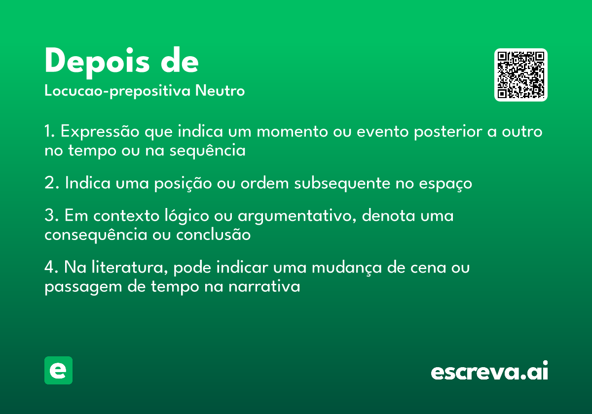 depois de