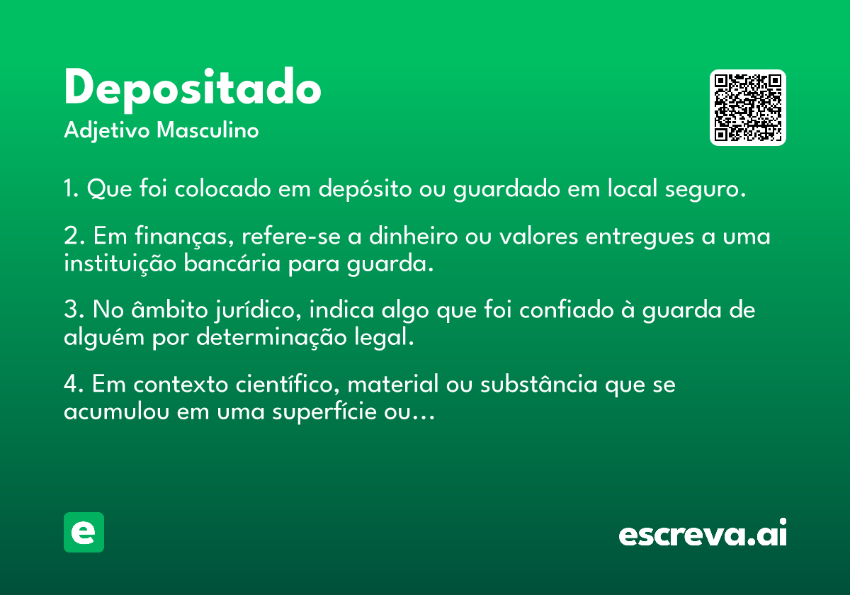depositado