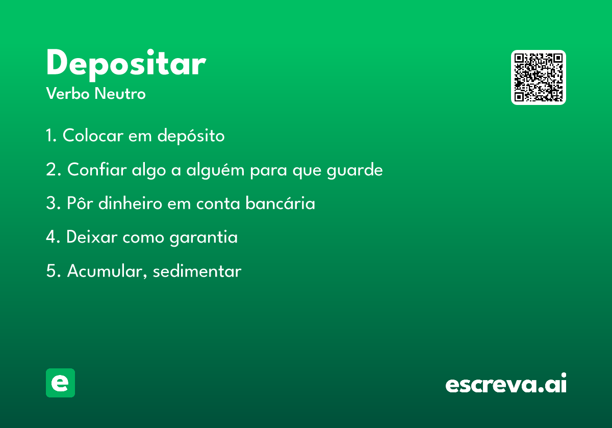 depositar