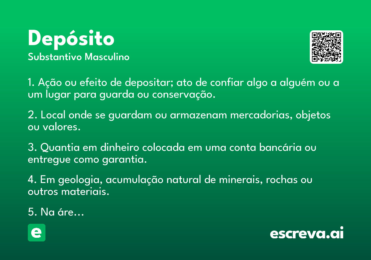 depósito