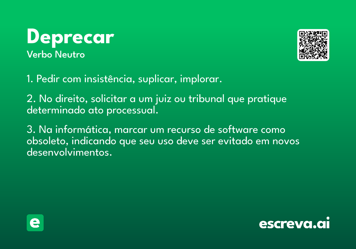 deprecar