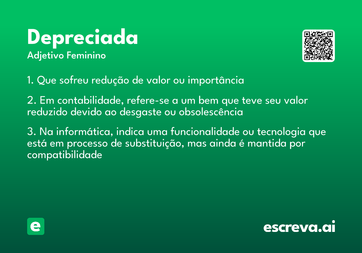 depreciada
