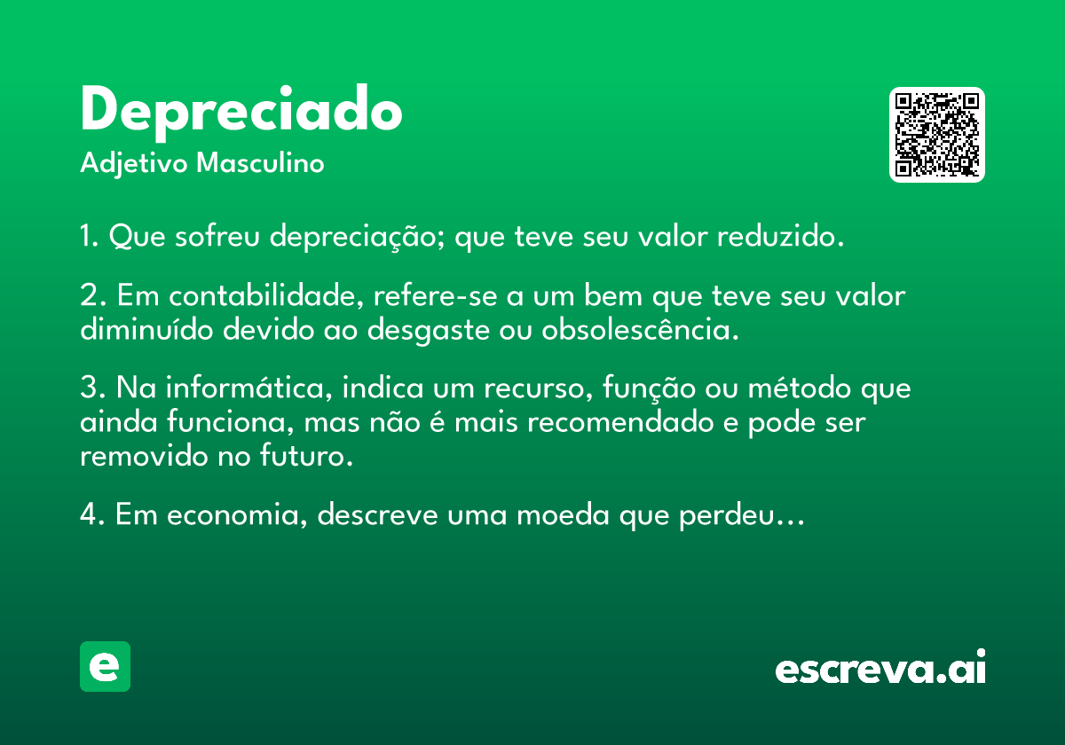 depreciado
