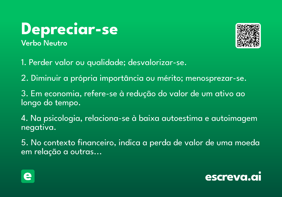 depreciar-se