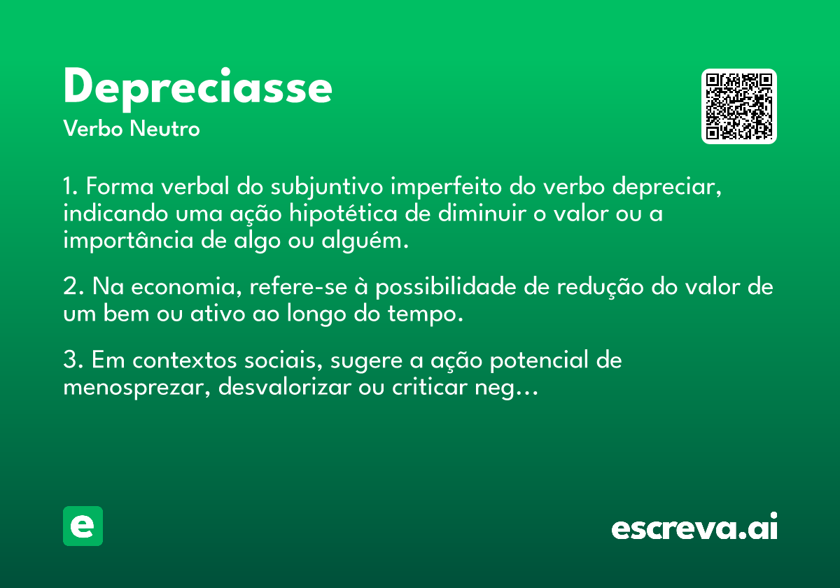 depreciasse