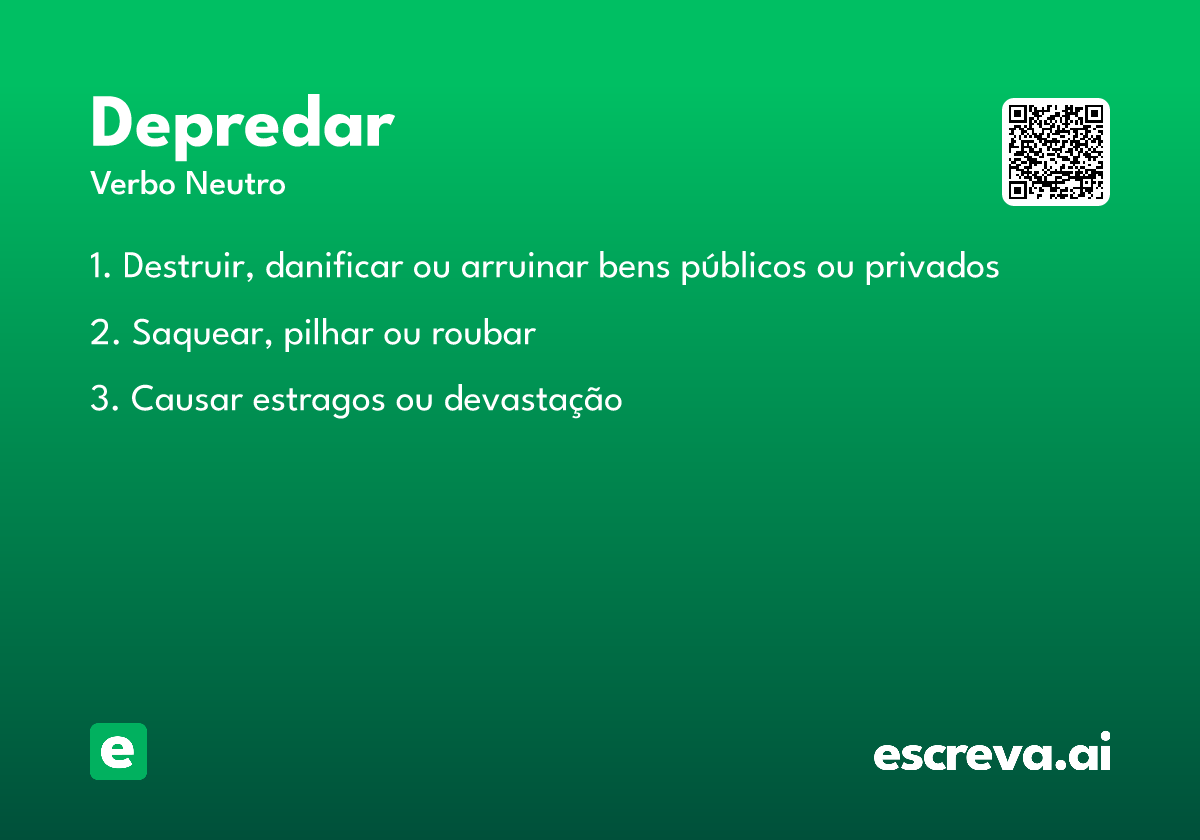 depredar
