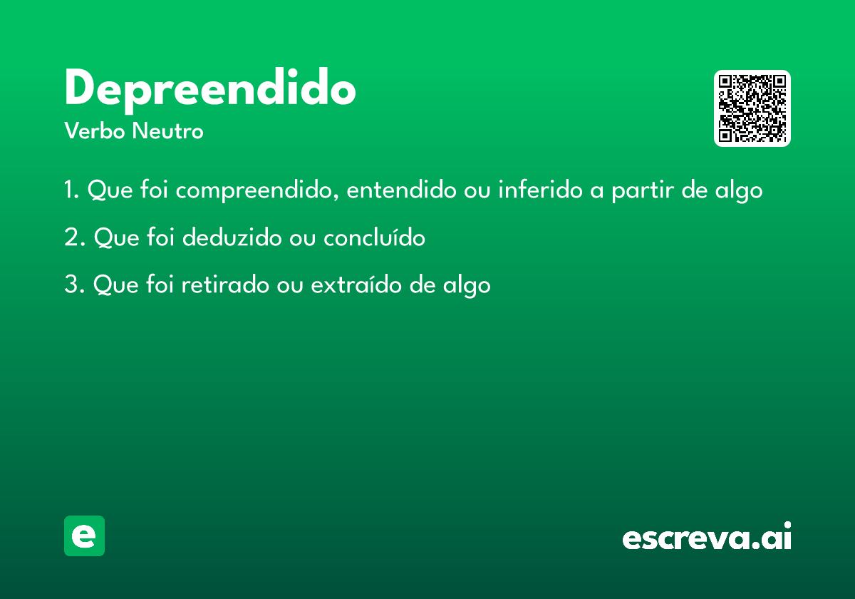 depreendido