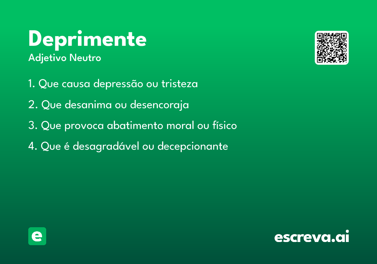 deprimente