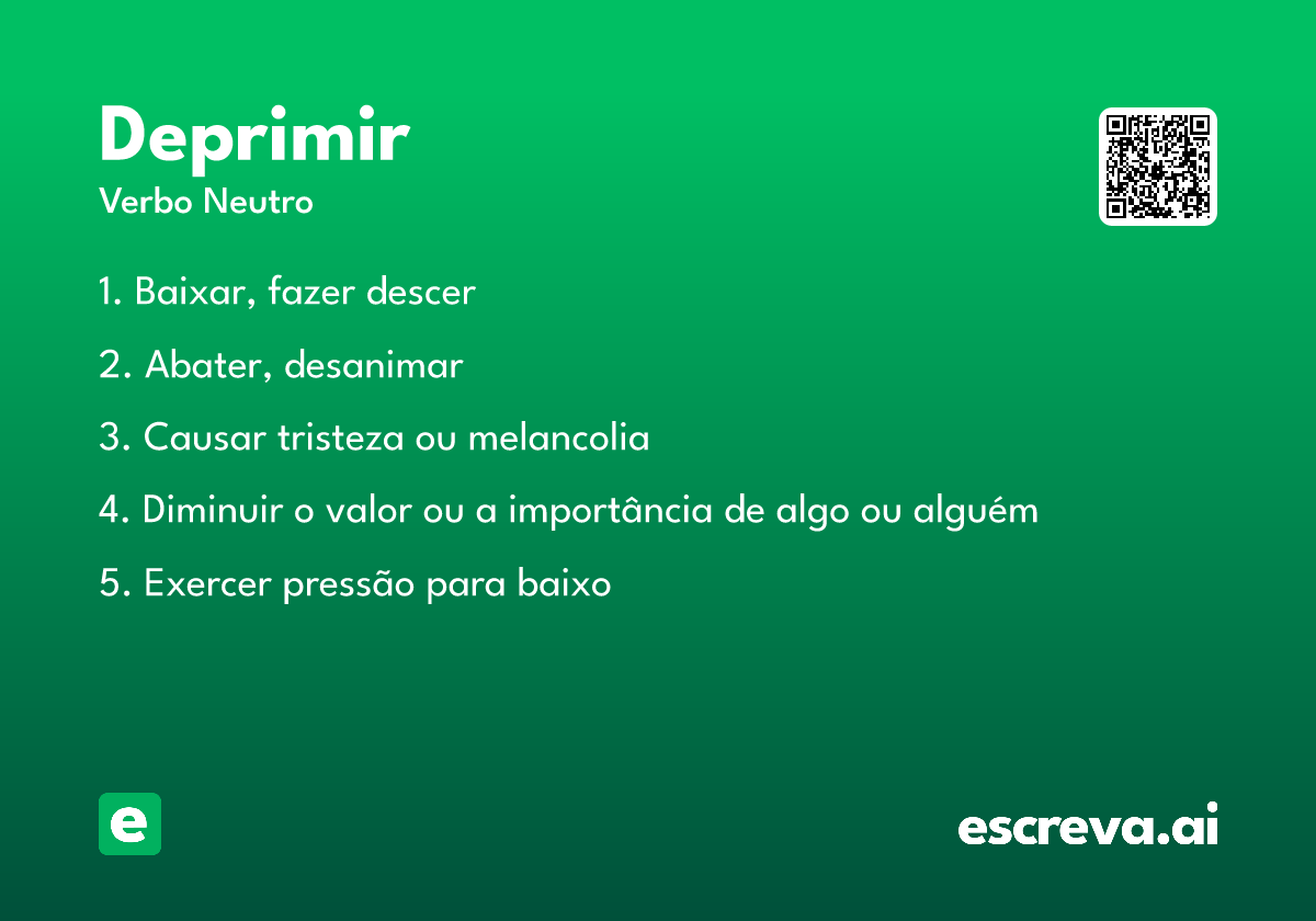 deprimir