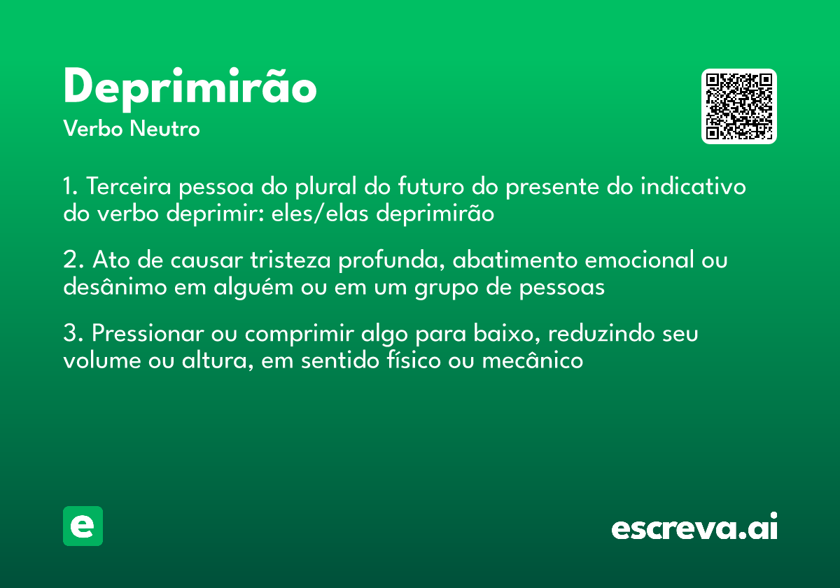 deprimirão