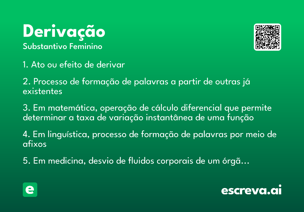 derivação
