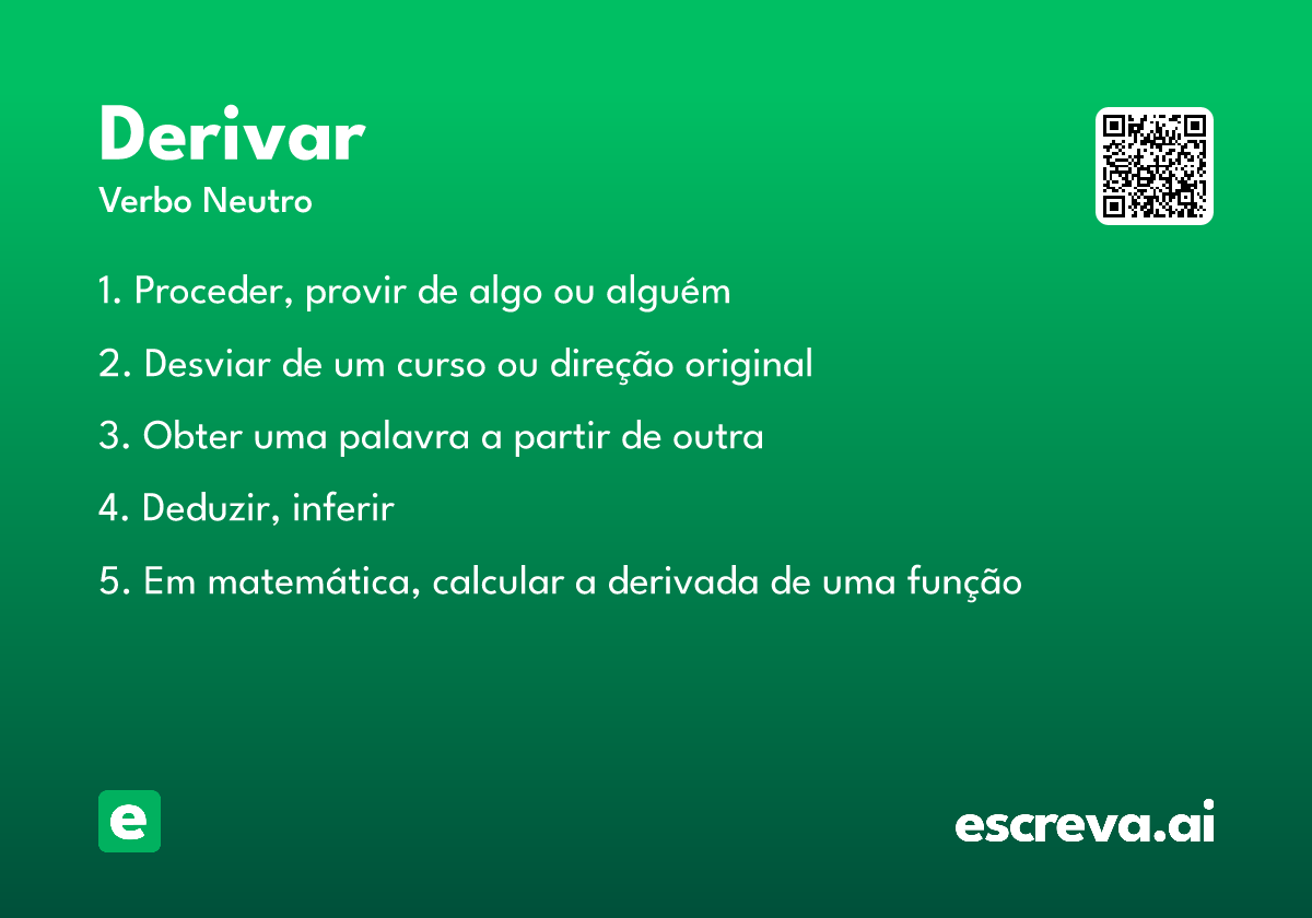 derivar