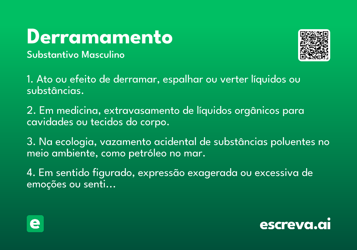 derramamento