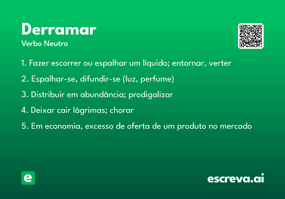 derramar