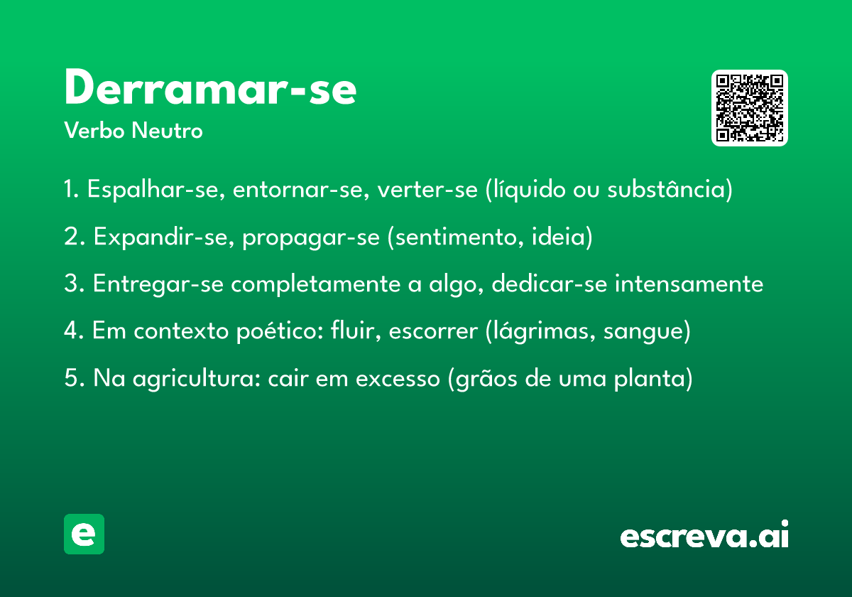 derramar-se