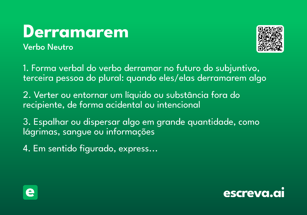 derramarem