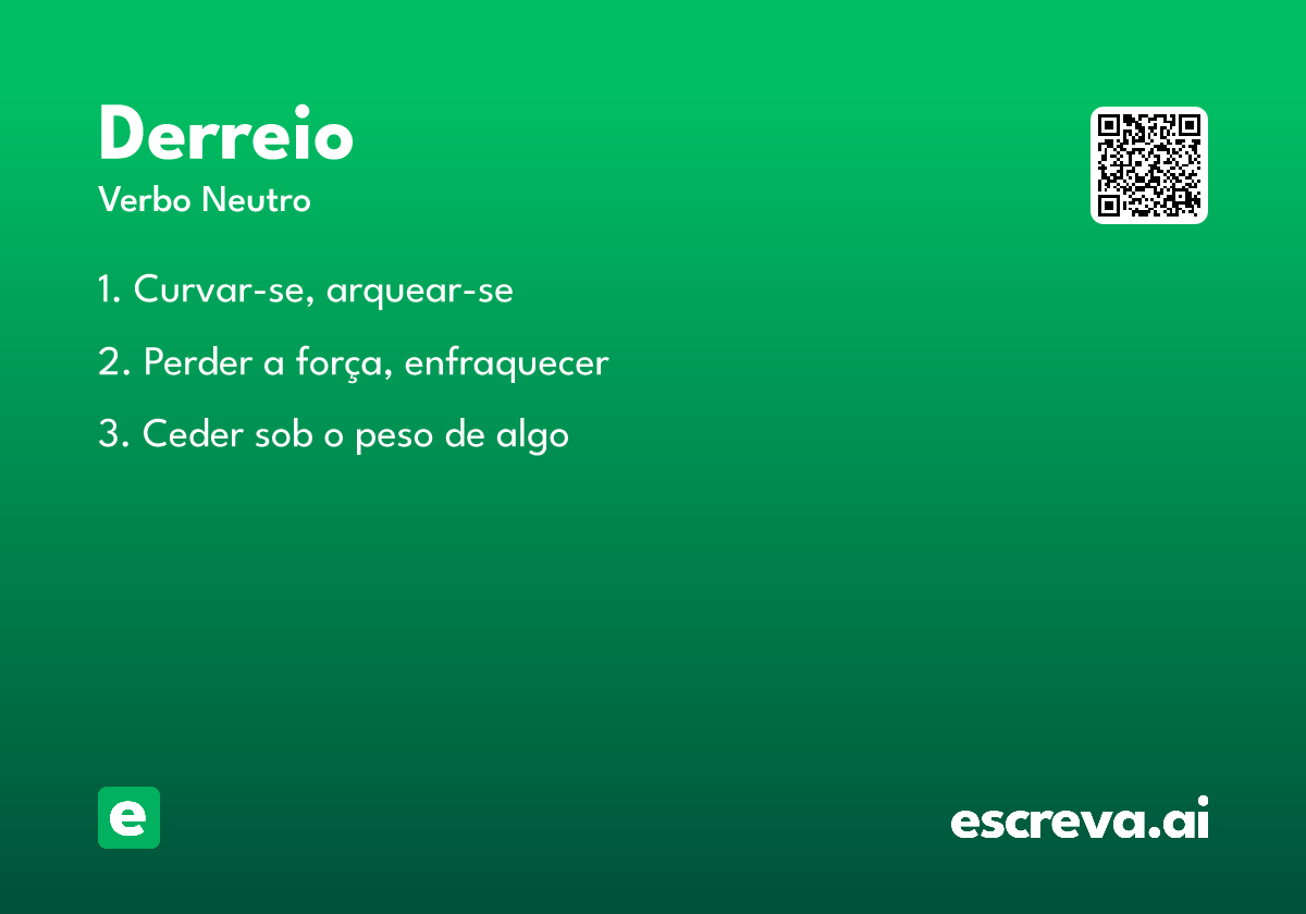 derreio