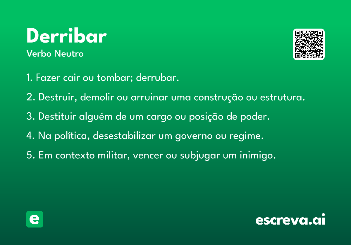 derribar