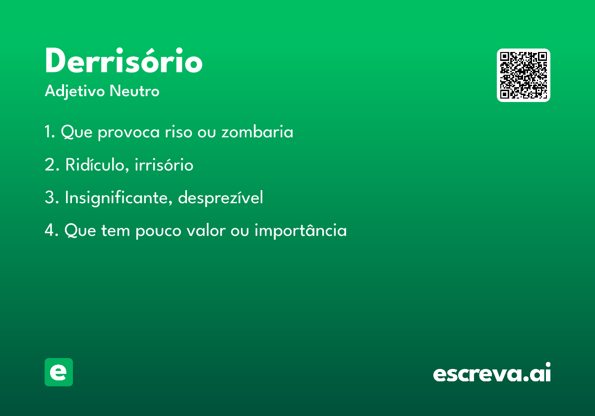 derrisório