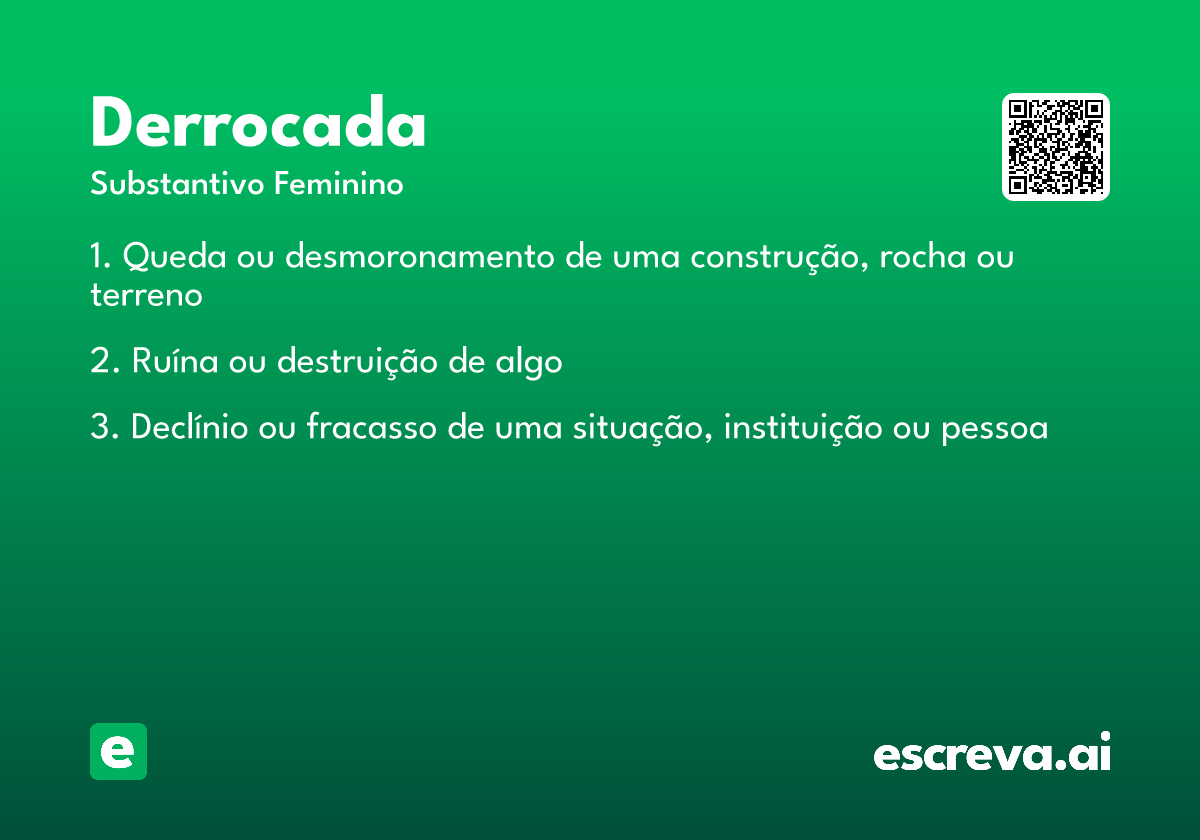 derrocada