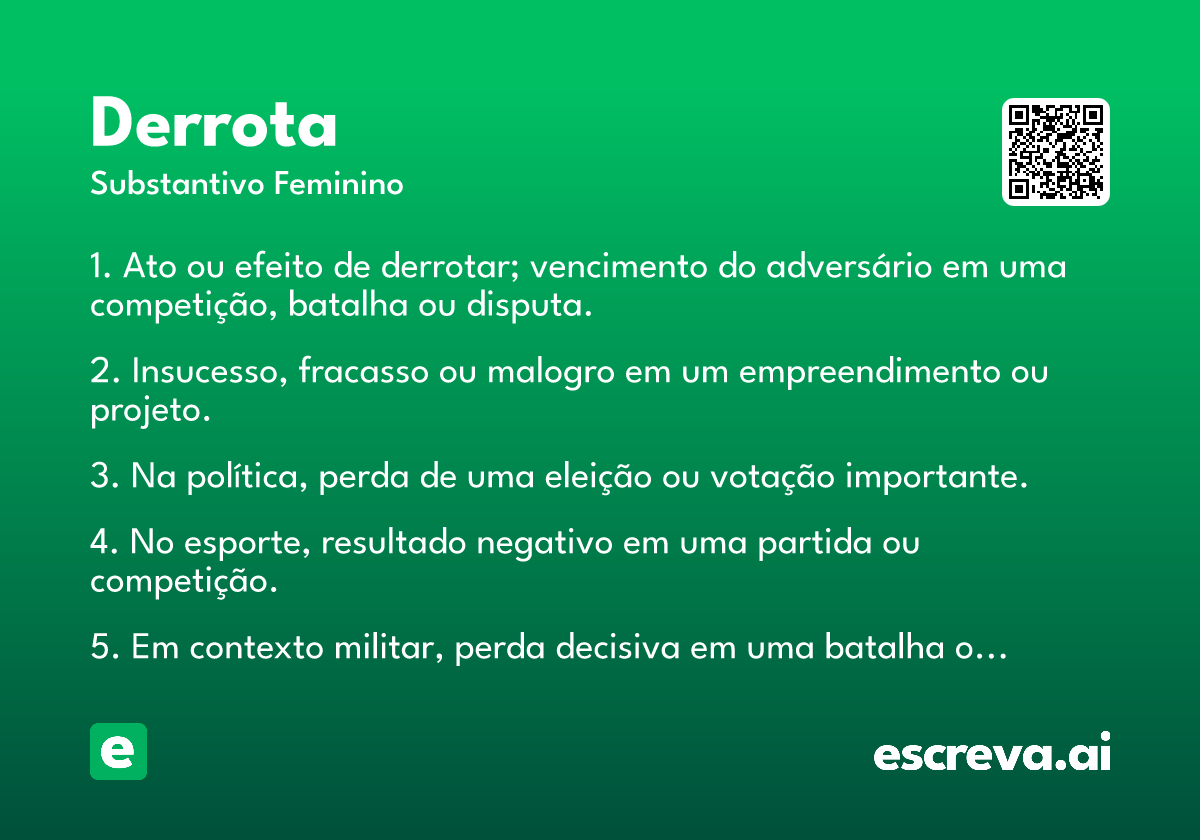 derrota