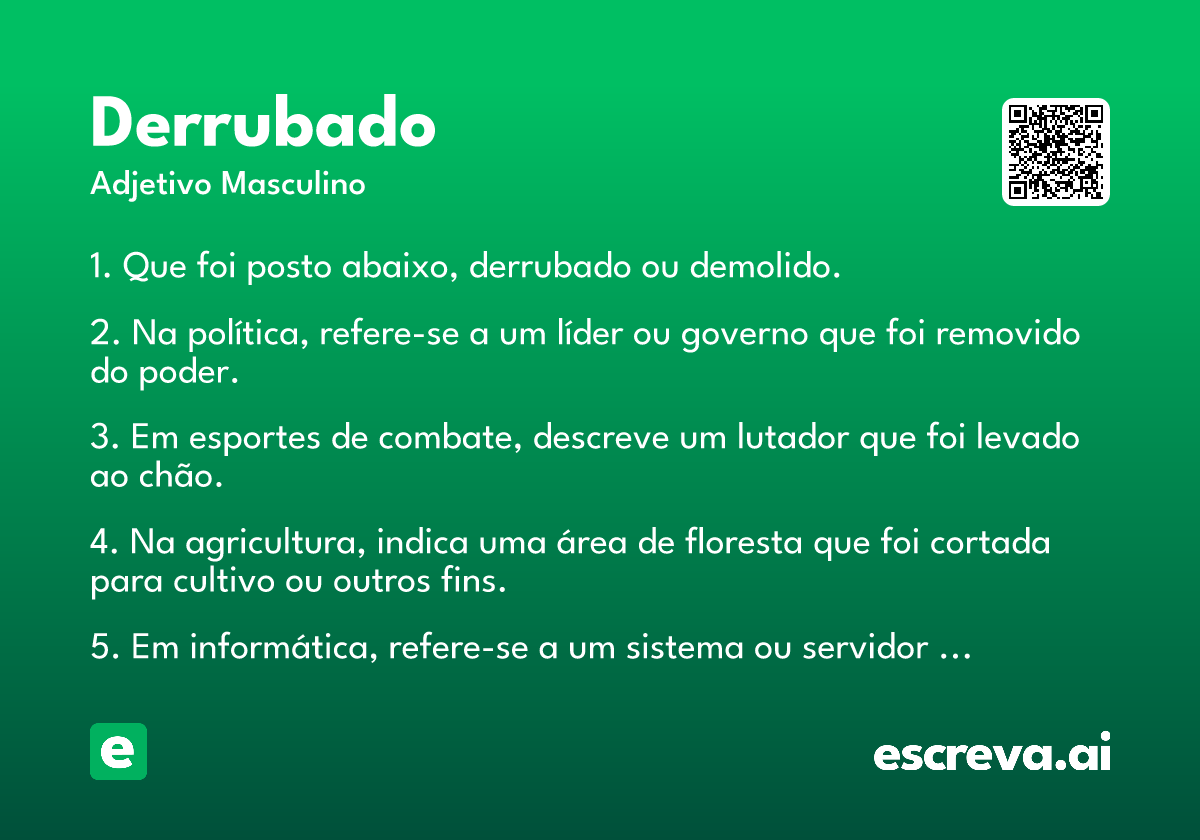 derrubado