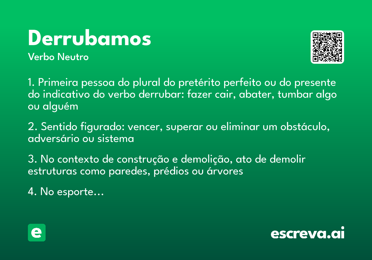 derrubamos