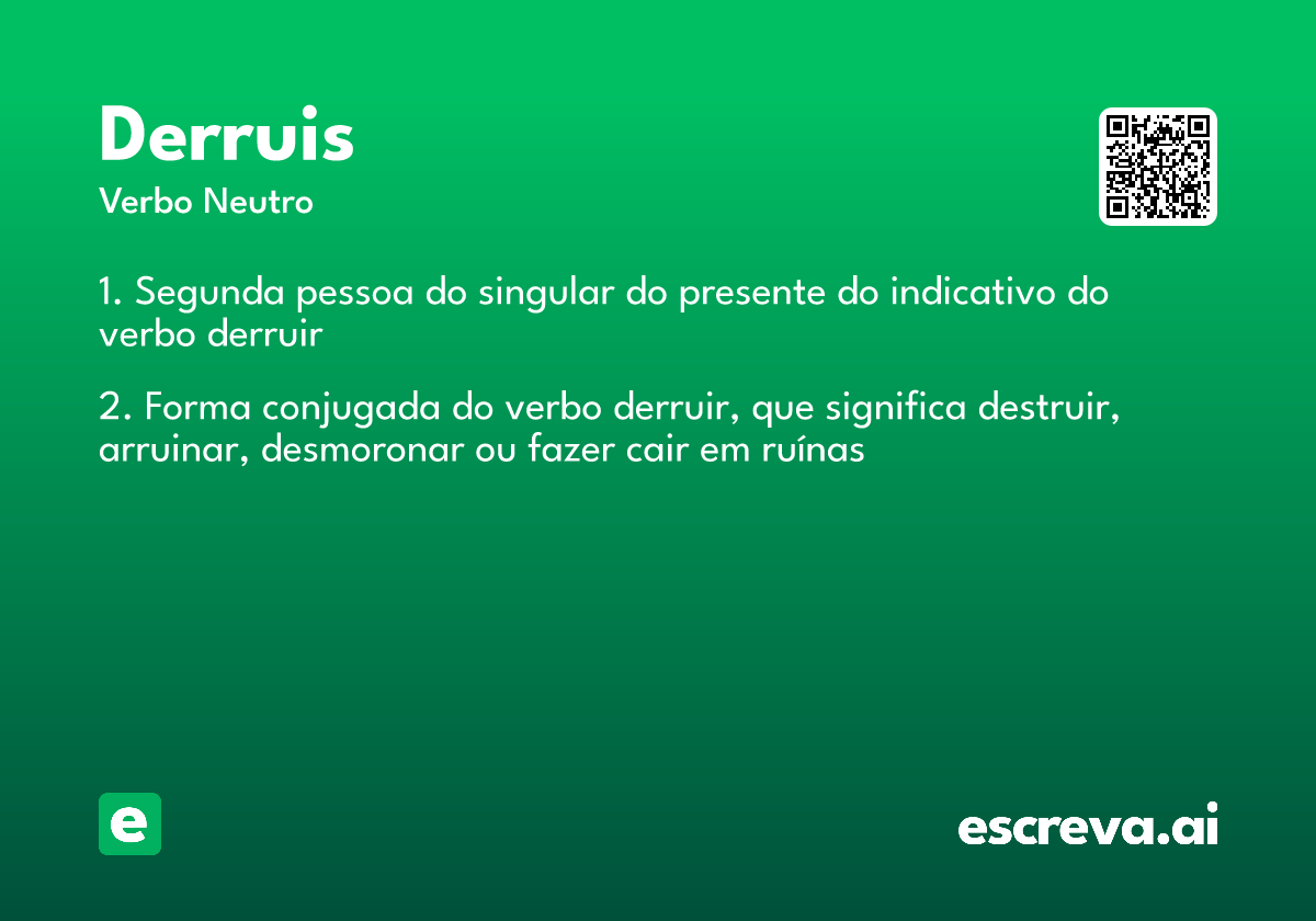 derruis