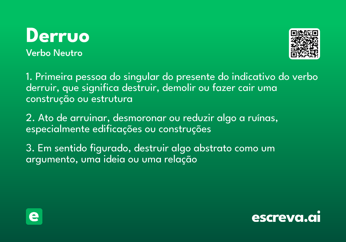 derruo