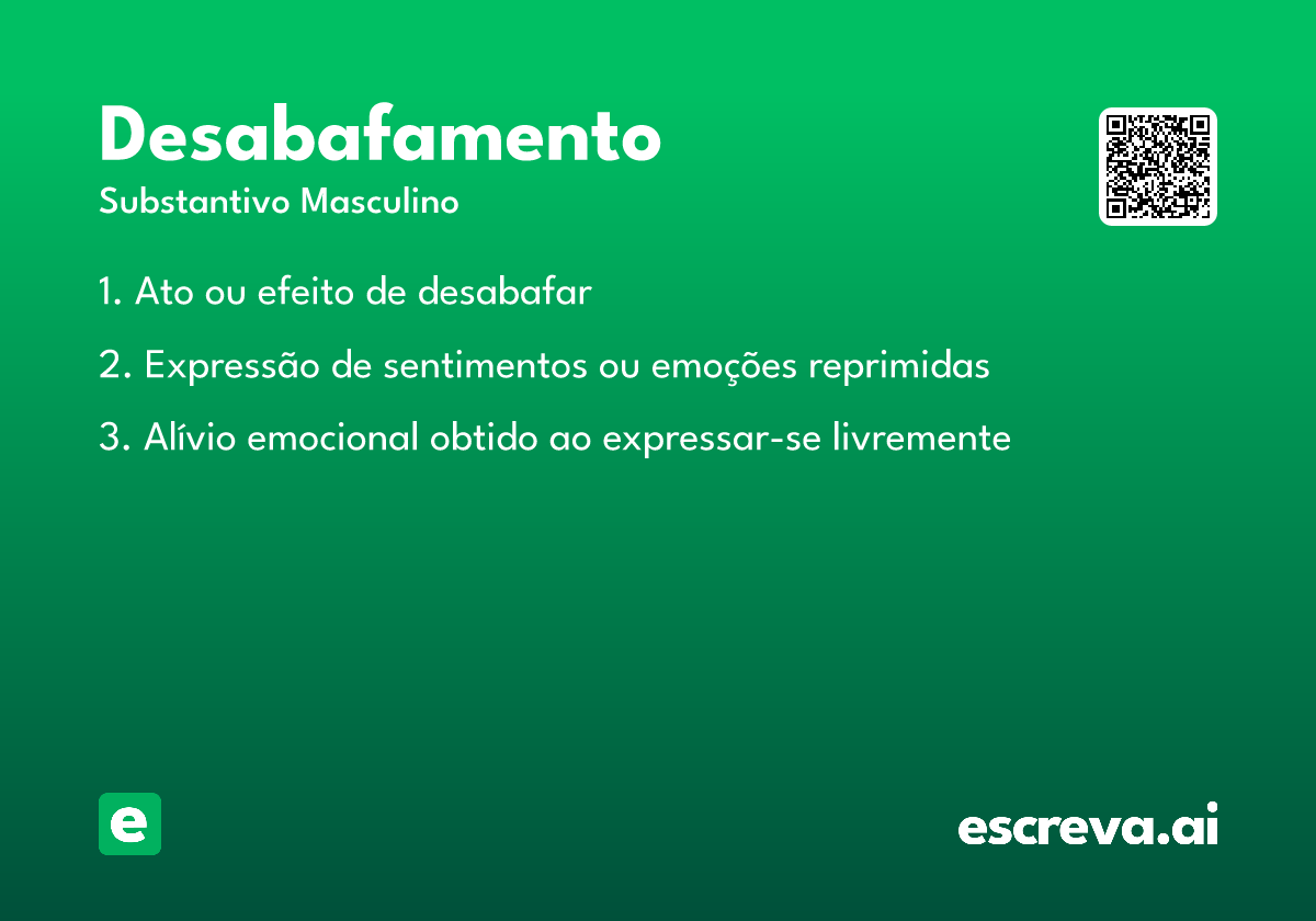 desabafamento