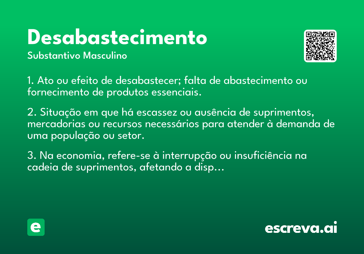 desabastecimento