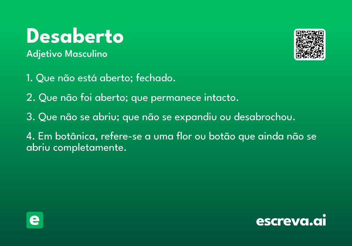 desaberto