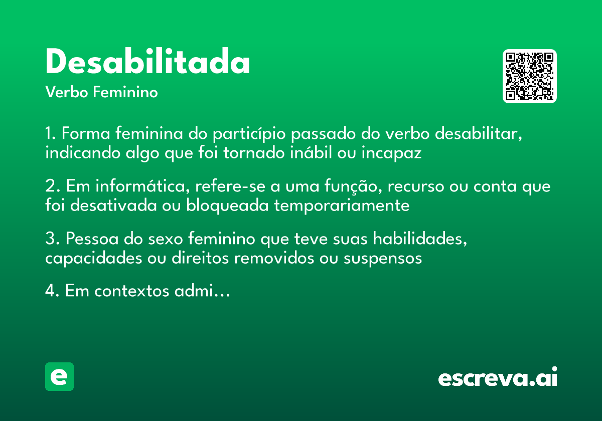 desabilitada