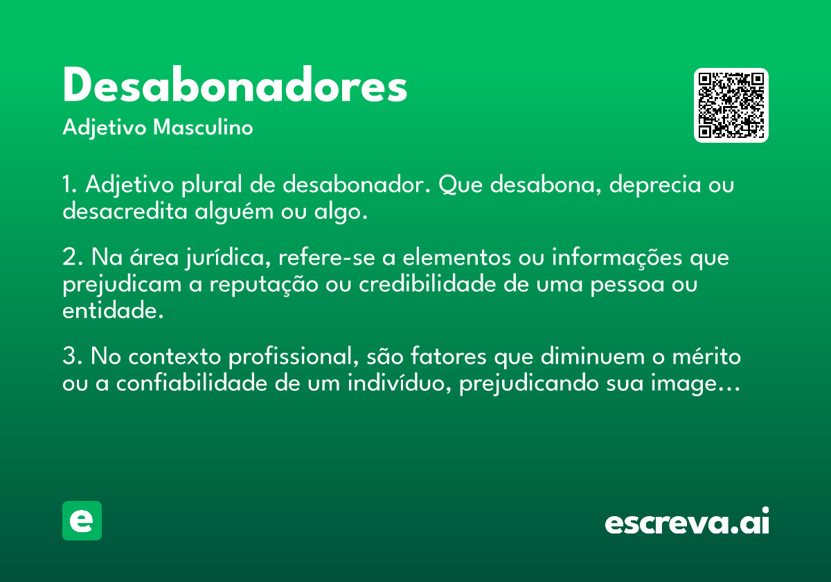 desabonadores