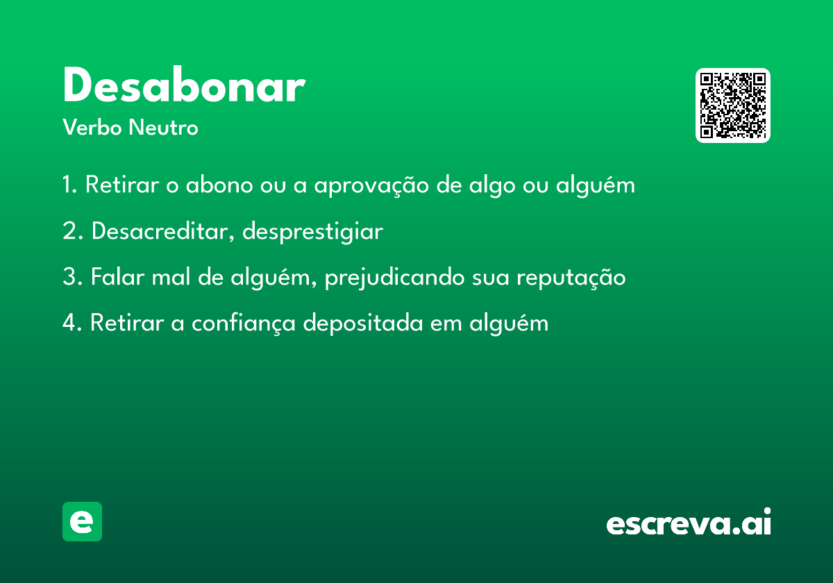desabonar