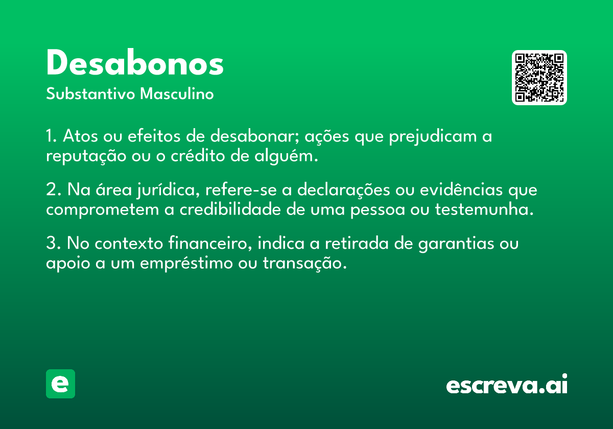 desabonos
