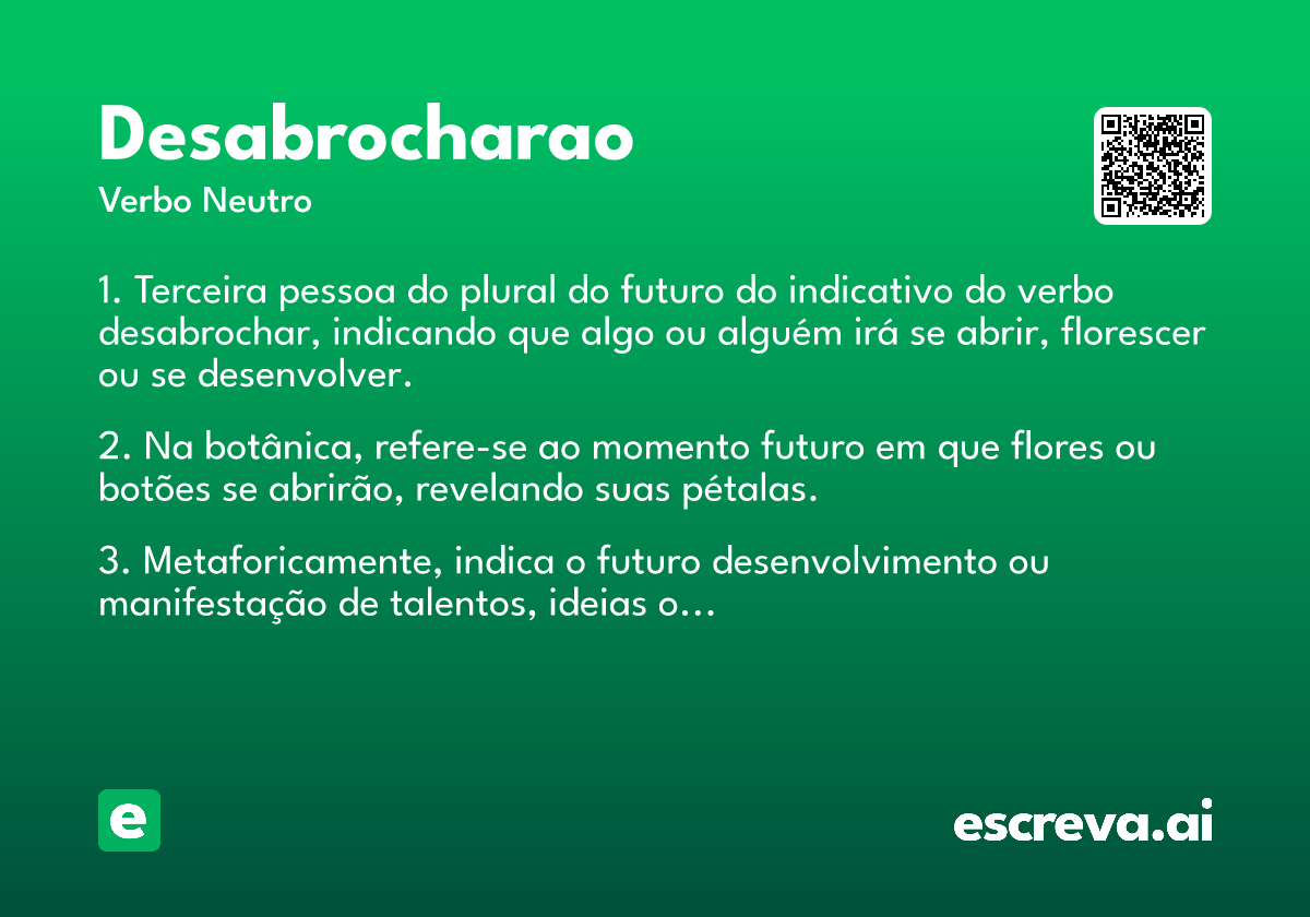 desabrocharao