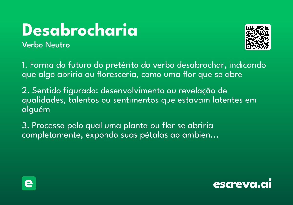 desabrocharia