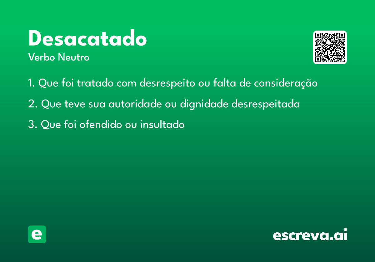 desacatado