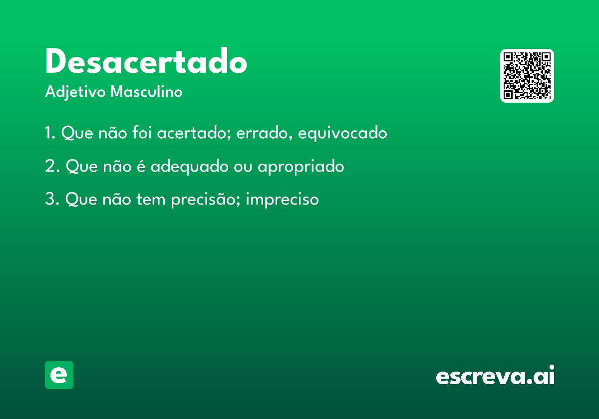 desacertado