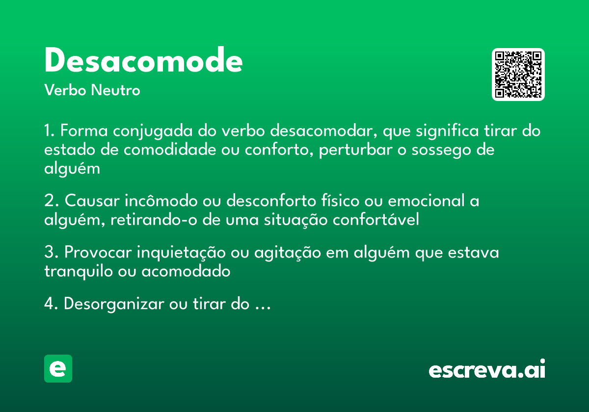 desacomode