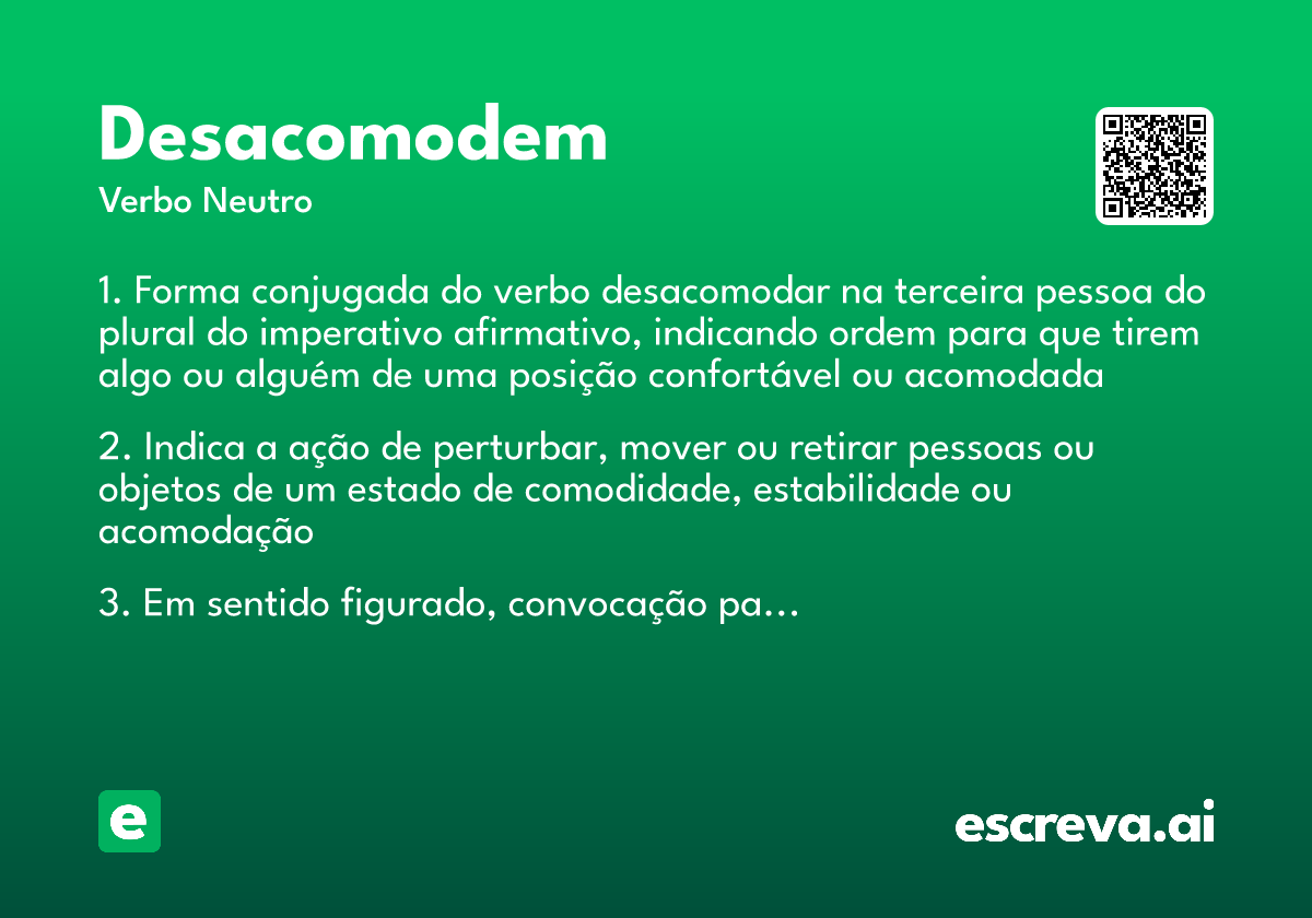 desacomodem