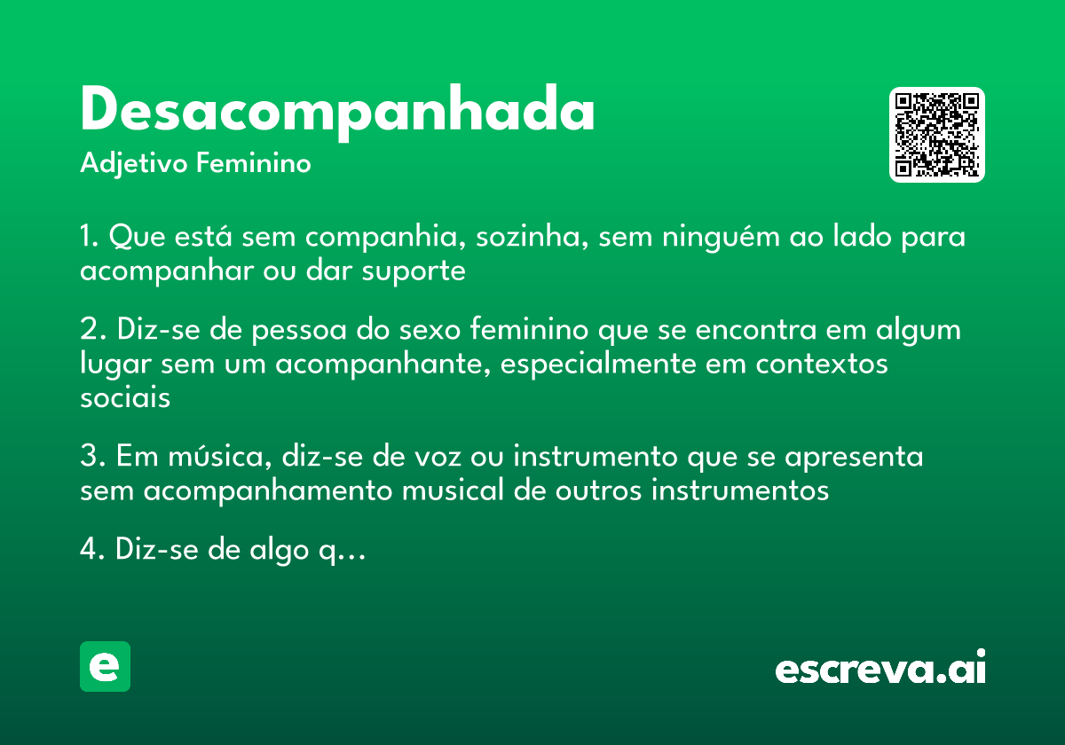 desacompanhada