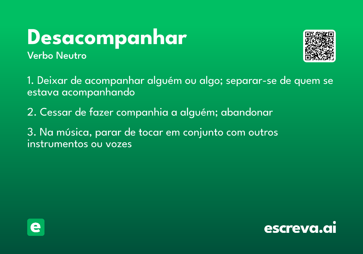 desacompanhar