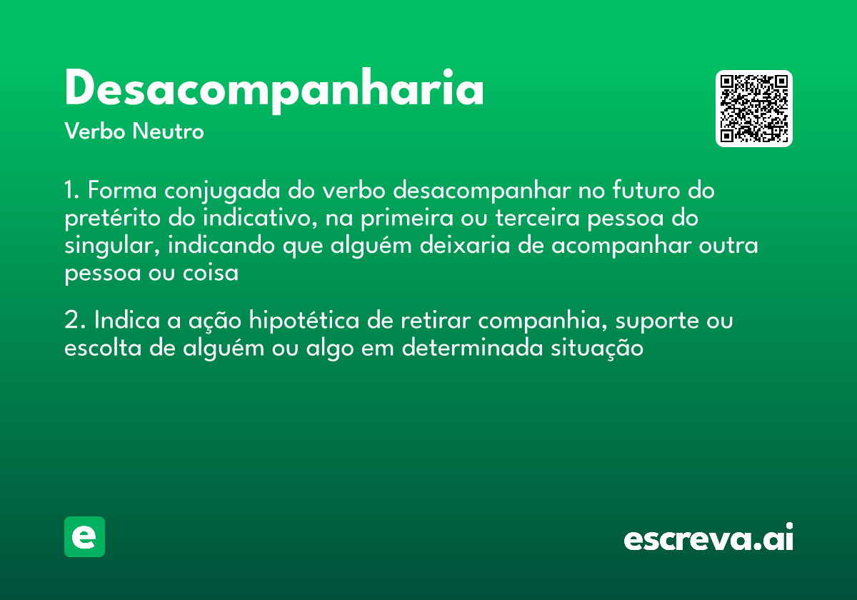 desacompanharia