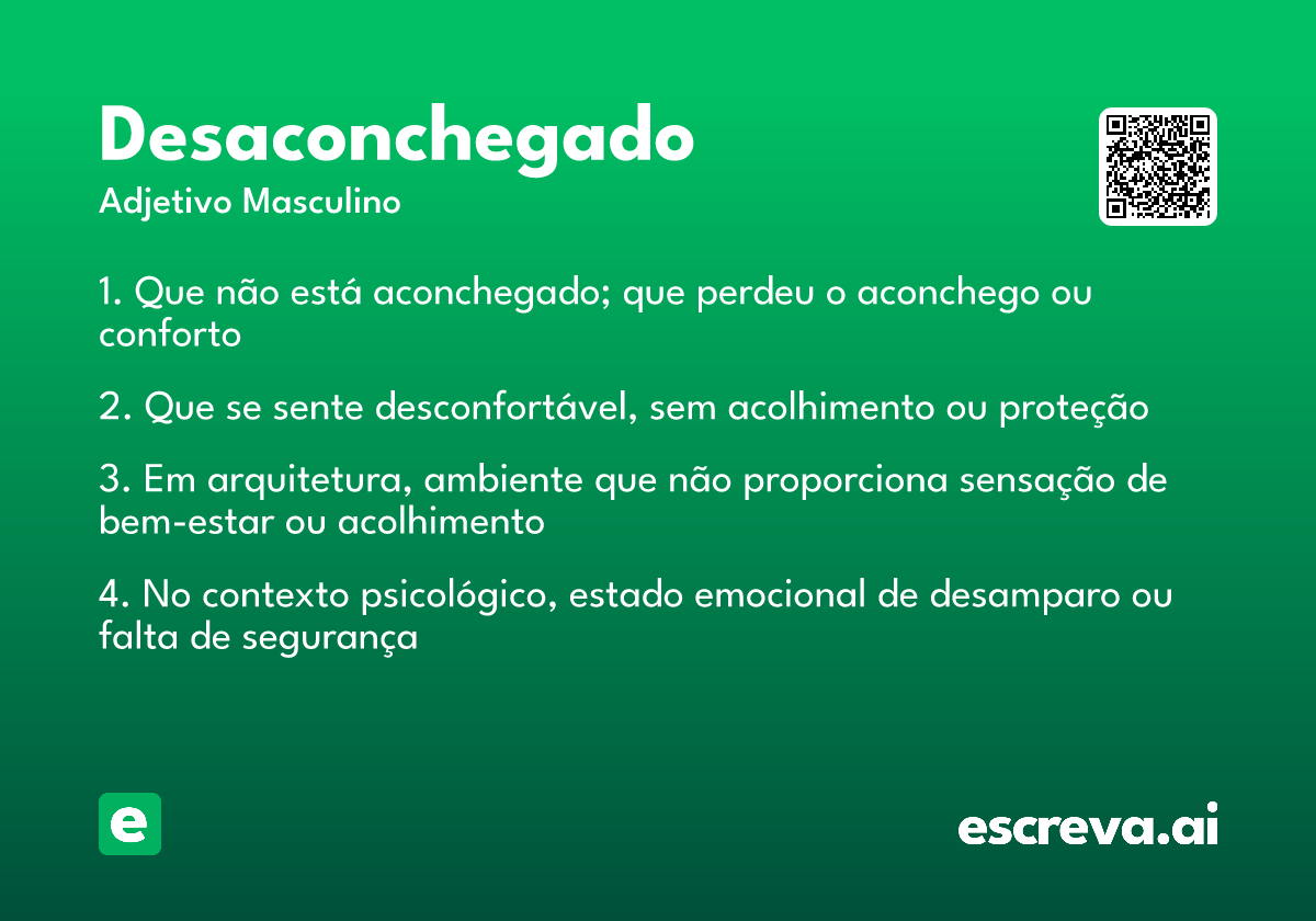 desaconchegado